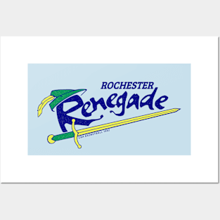 Short-lived Rochester Renegade CBA Basketball 1992 Posters and Art